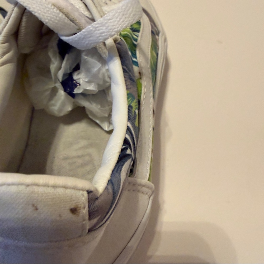 Vans Ward Platform Paradise Floral Womens Size 10 White Athletic Shoes Sneakers - Picture 7 of 8